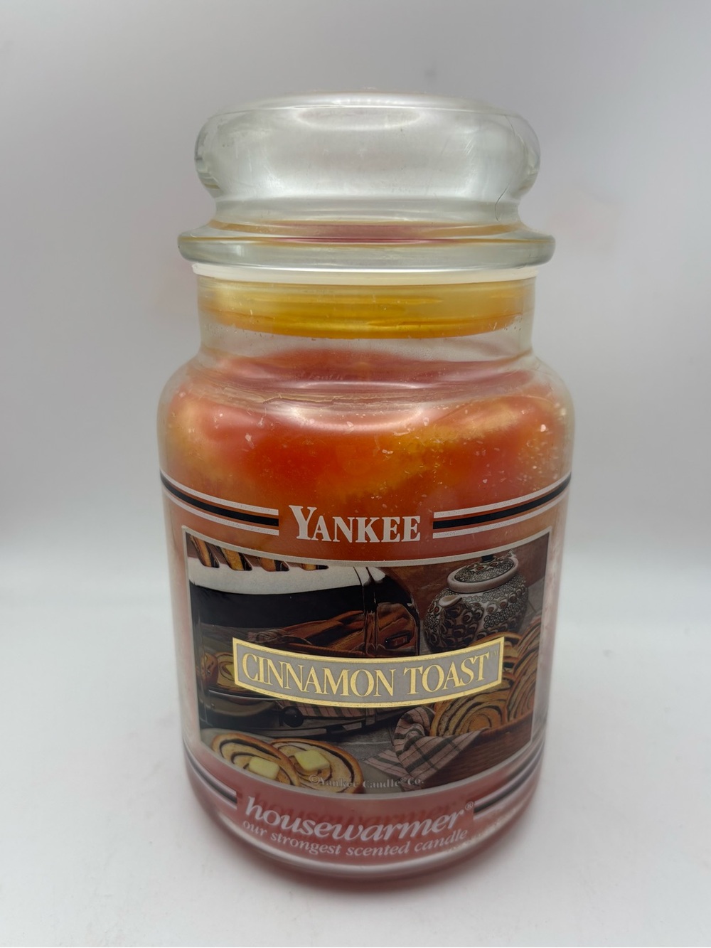 Yankee Candle Cinnamon Toast Large Housewarmer Jar Candle Unused Rare Vintage